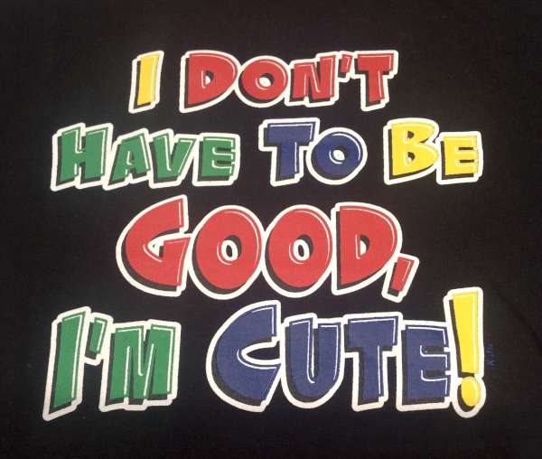 Youth Shirt - I Don't Have To Be Good
