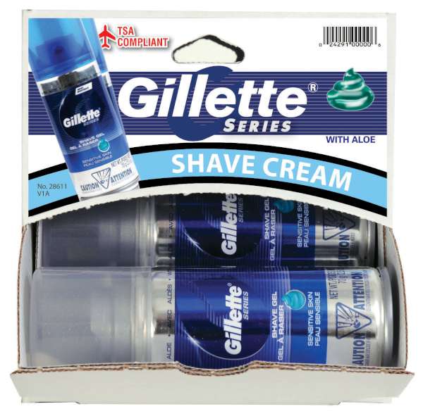 Gillette Shave Gel Dispenser - 6 Count