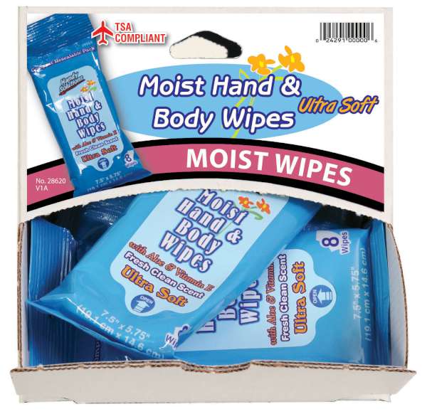 Moist Wipes 12 ct. Dispenser