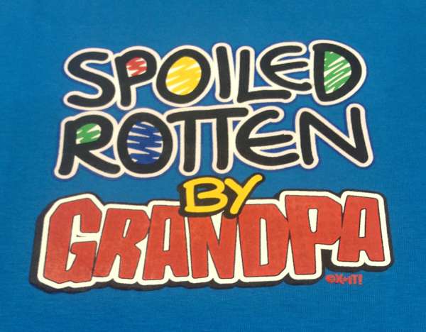 Toddler Shirt - Spoiled Rotten By Grandpa