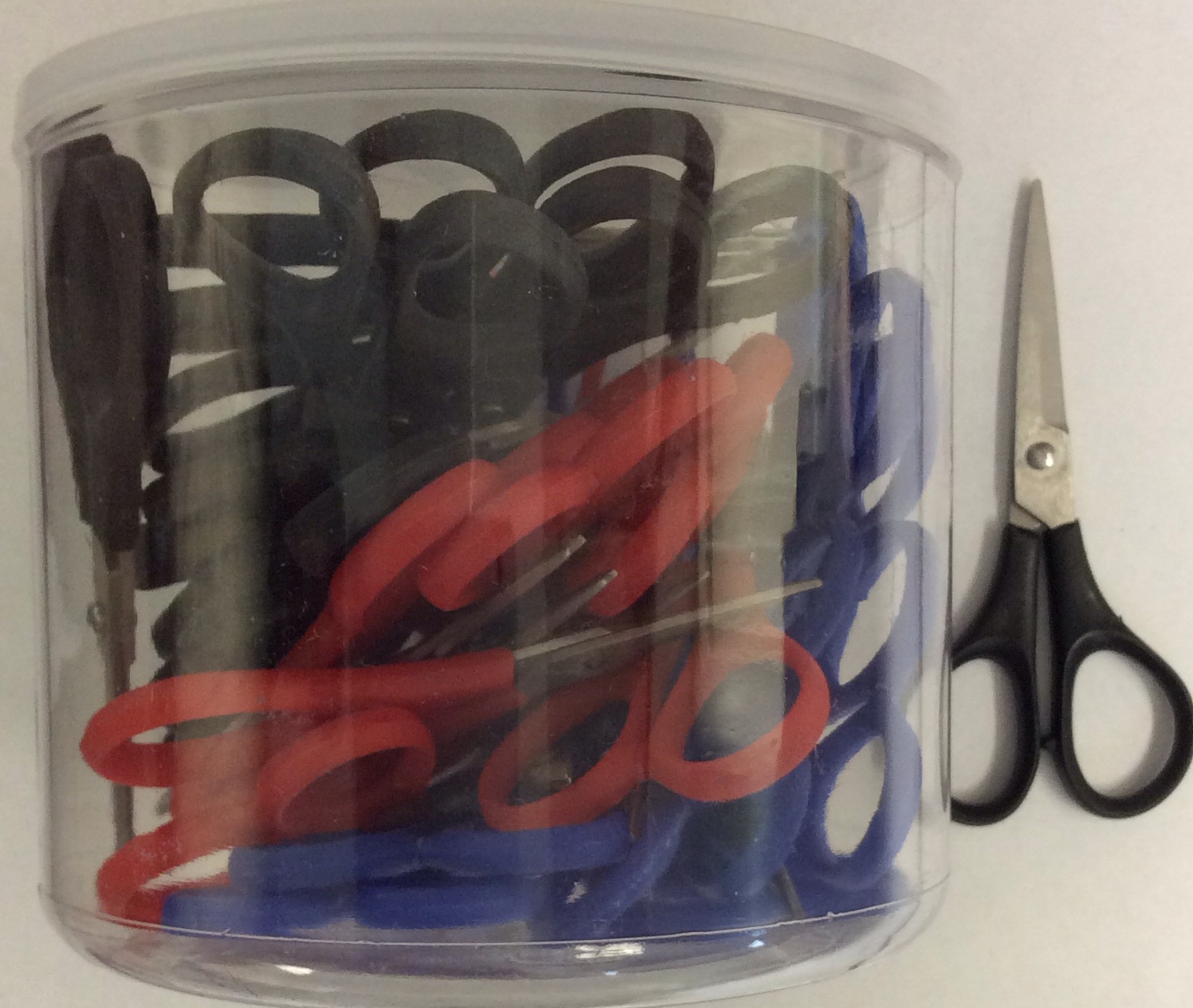 Scissors in Jar