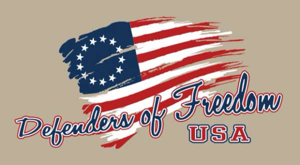 Defenders of Freedom Patriotic Flag