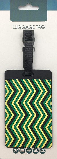 Squiggly Stripes Luggage Tag
