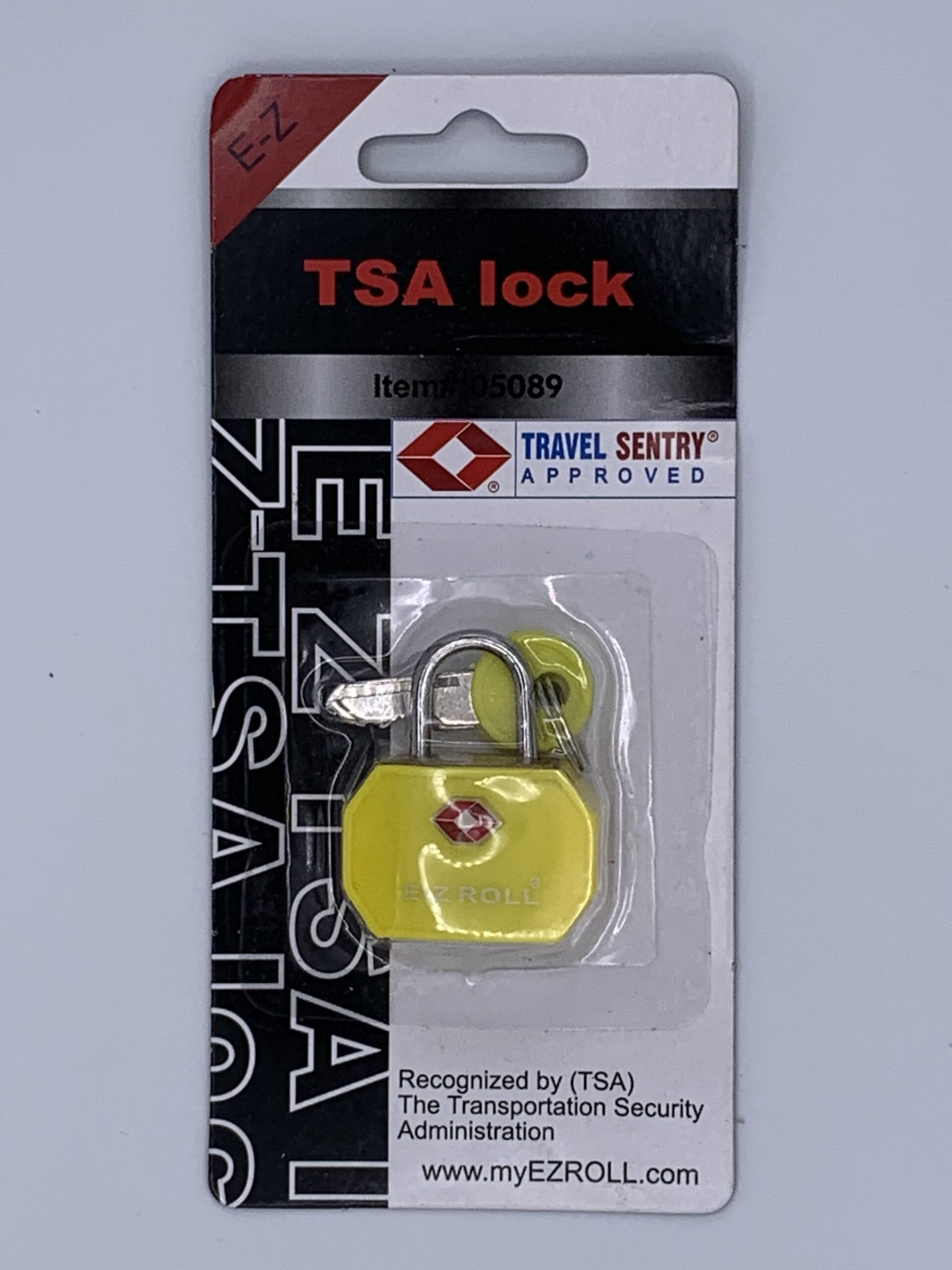 TSA Lock - Yellow