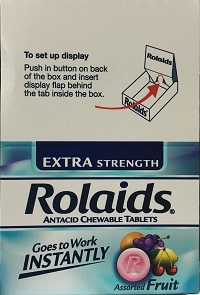 Rolaids Assorted Fruit 12 ct. (MSRP $2.99)