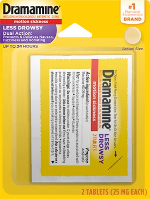 Dramamine Less Drowsy Blister