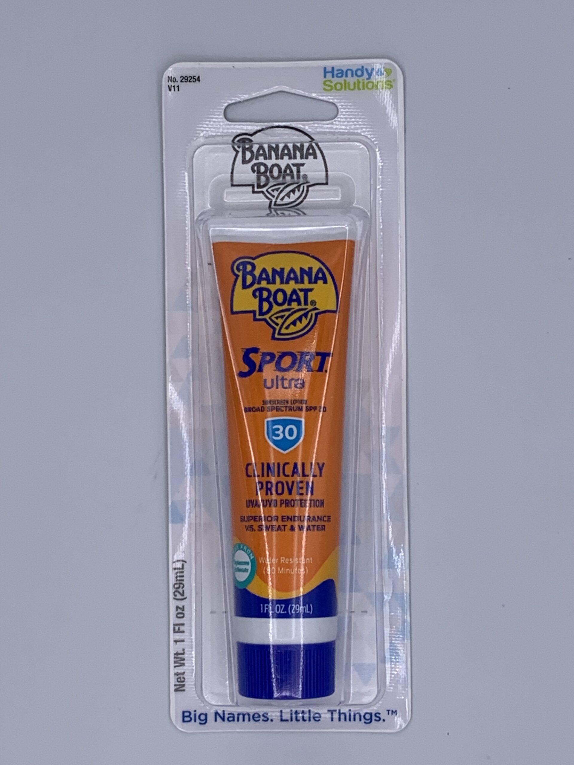 Banana Boat Sunscreen Blister Pack 1oz. 30 SPF, Suntan Sun Tan