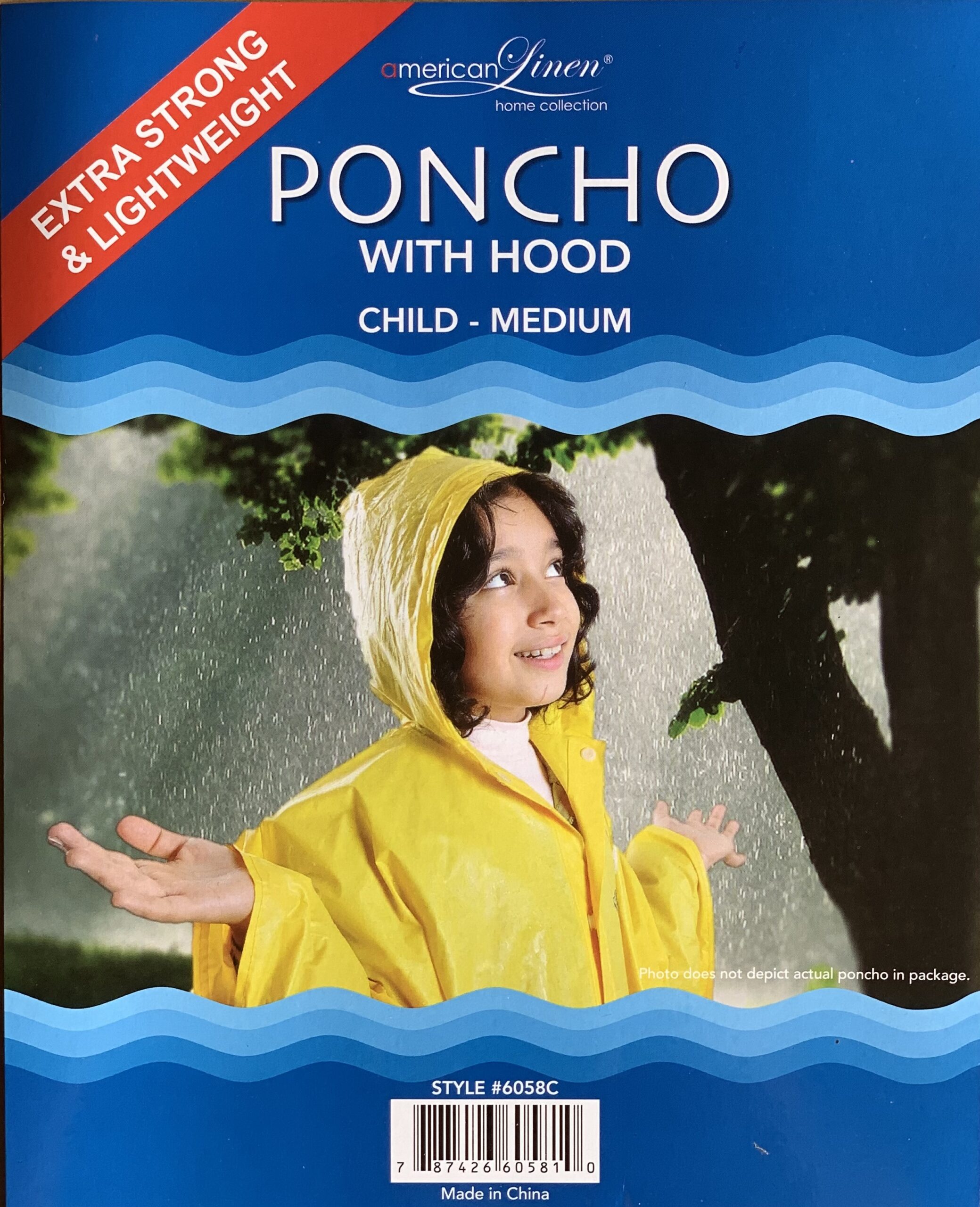 Child Rain Poncho