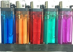 Disposable Lighters Clear - Assorted Colors