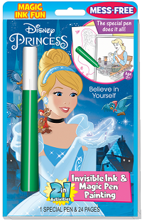 Cinderella Princess Magic Coloring Book & Pen
