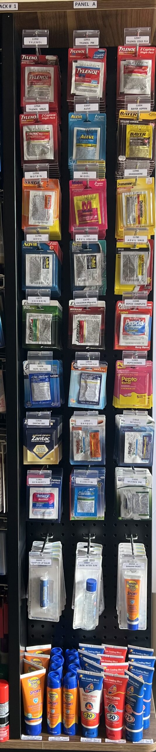 Health, Convenience and Beauty Racks # 1
