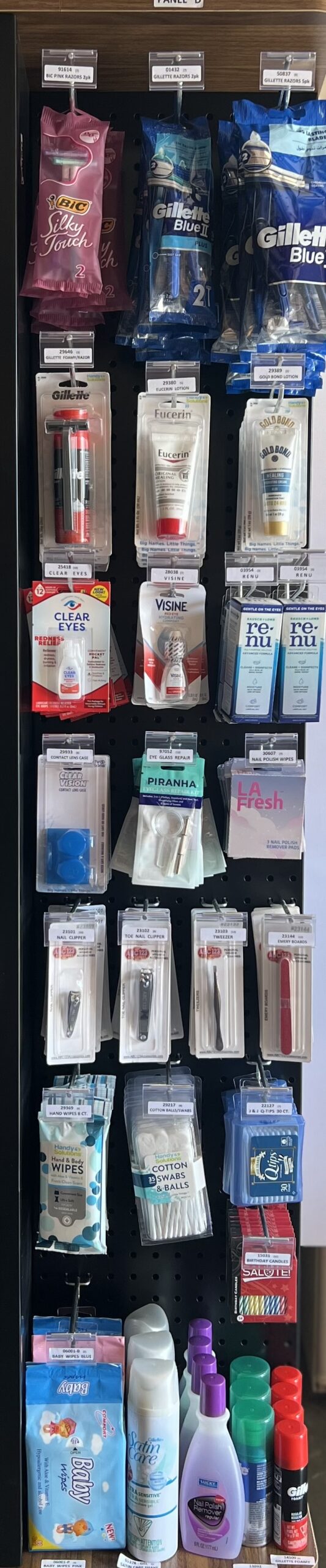 Health, Convenience and Beauty Racks # 1