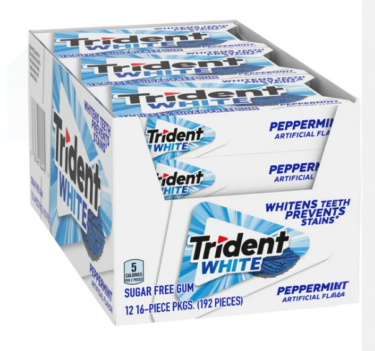 Trident Mint Bliss Sugar Free Gum  (14 pieces, 15 pks.)