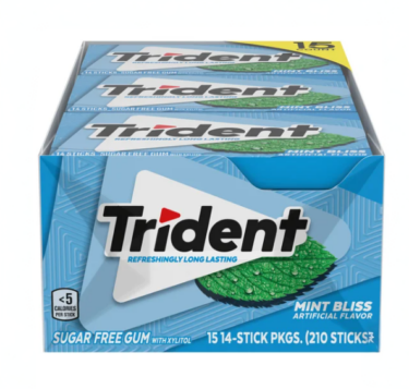 Trident White Peppermint Sugar Free Gum (12 pk.)