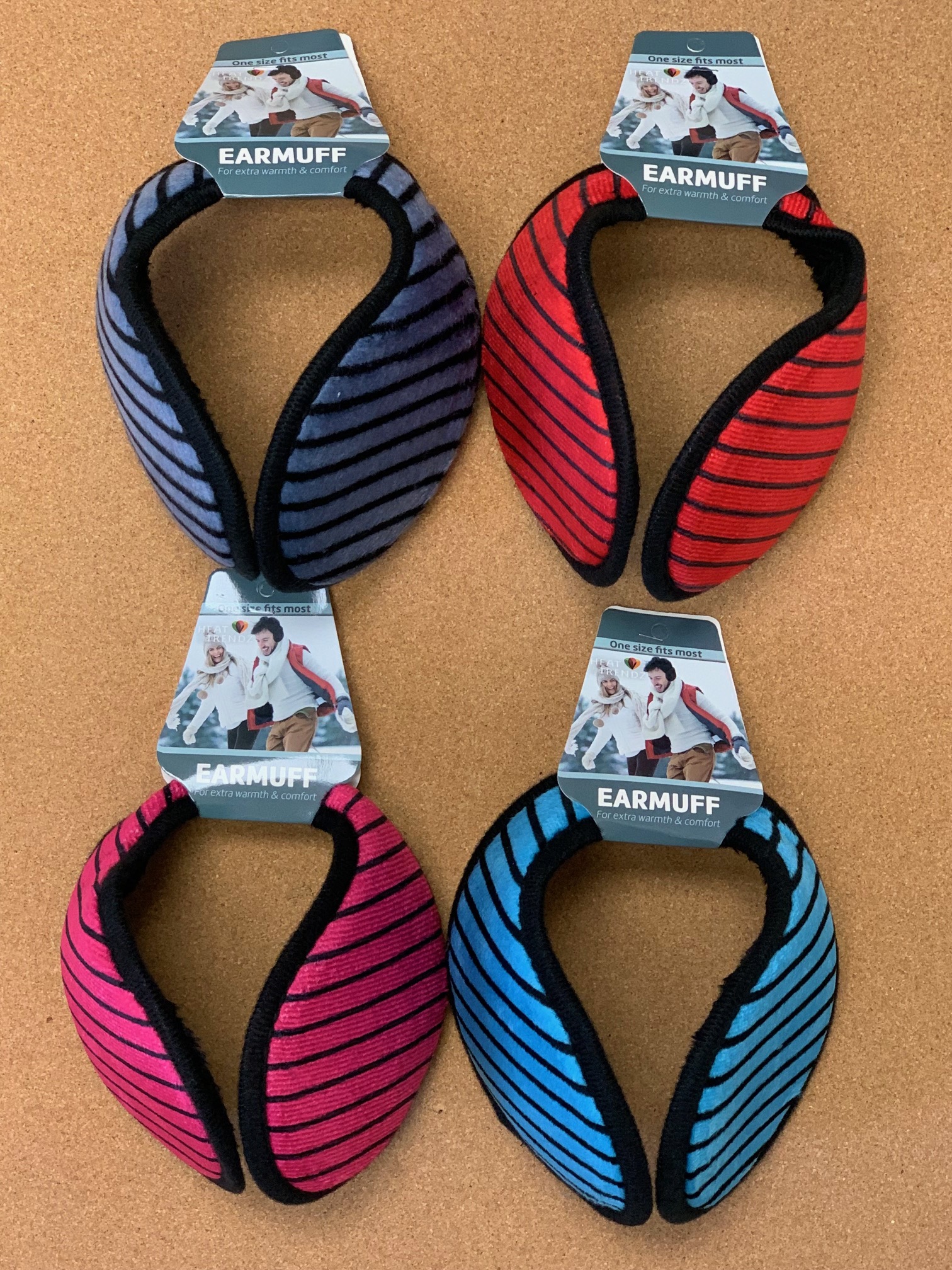 Ear Muffs 4 Asst. Colors