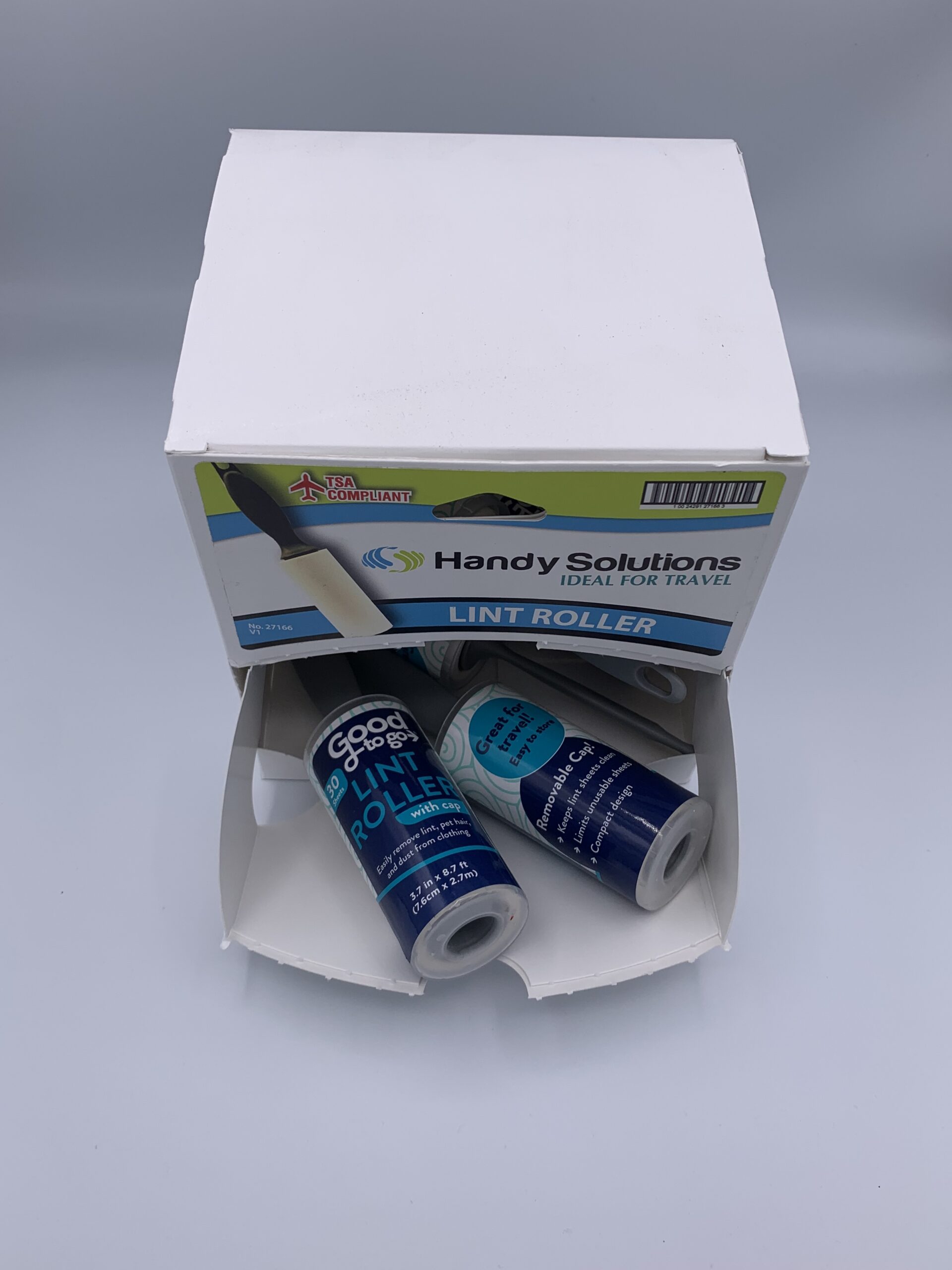 Mini Lint Roller 12Ct. Shelf Dispenser