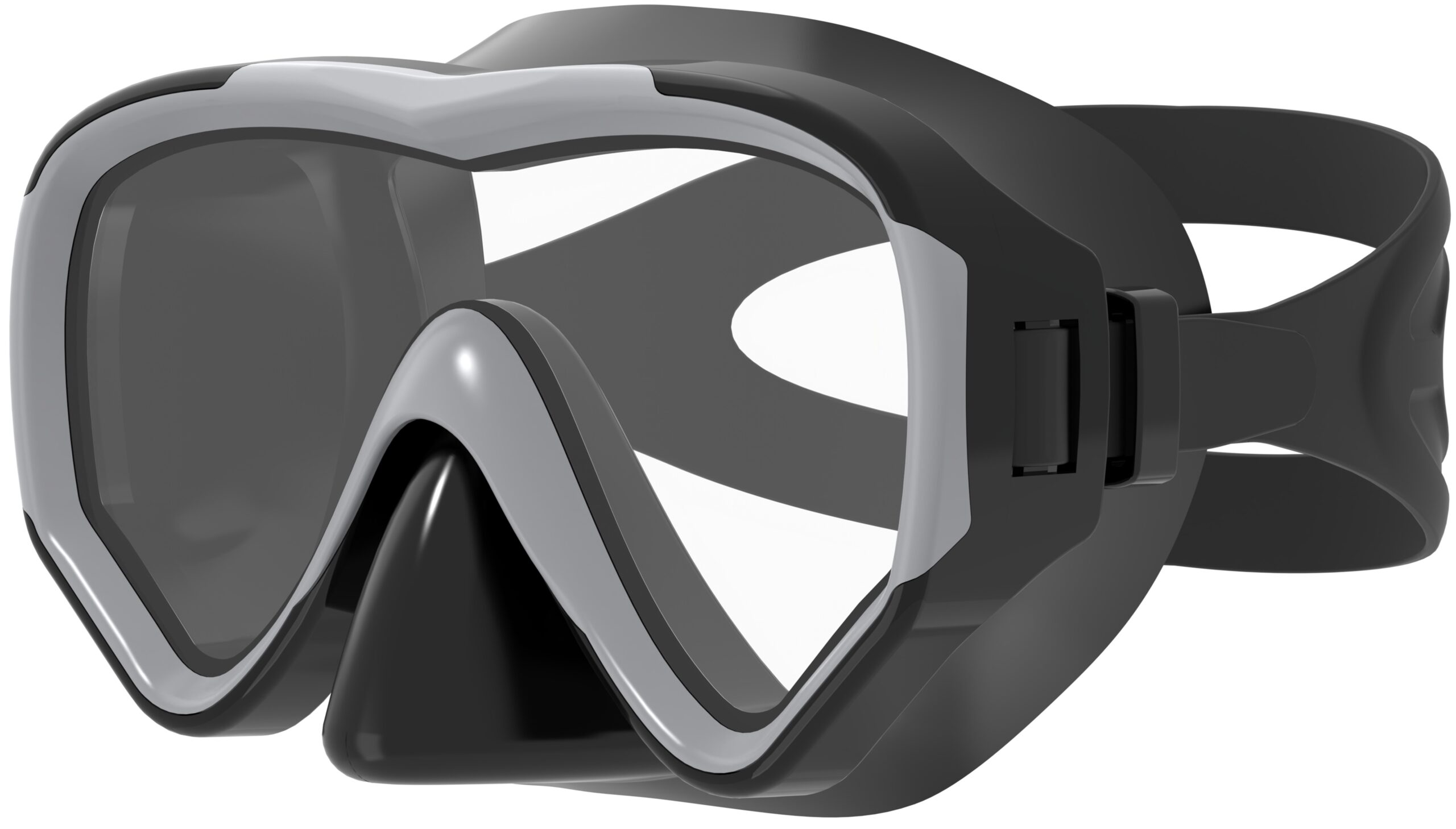 Diving Mask for Adult - Liquid Silicone Gasket - Silicone Strap