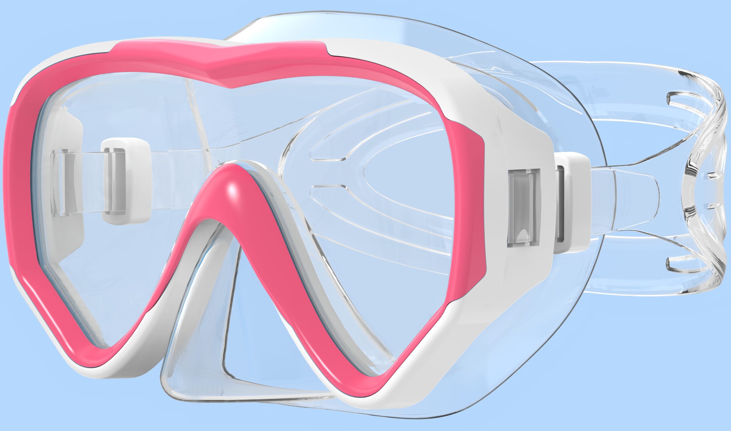 Diving Mask for Adult - Liquid Silicone Gasket - Silicone Strap