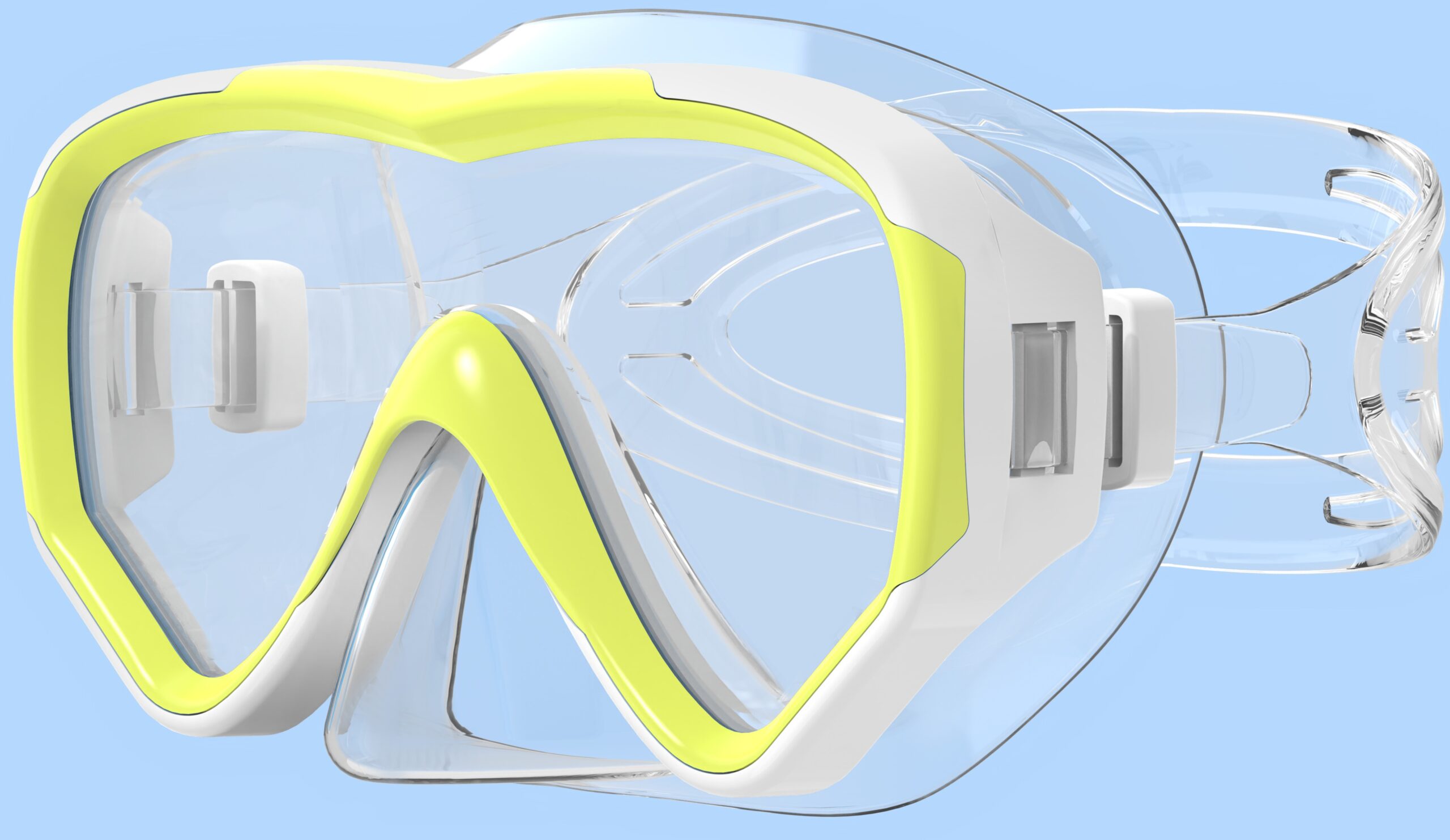 Diving Mask for Adult - Liquid Silicone Gasket - Silicone Strap