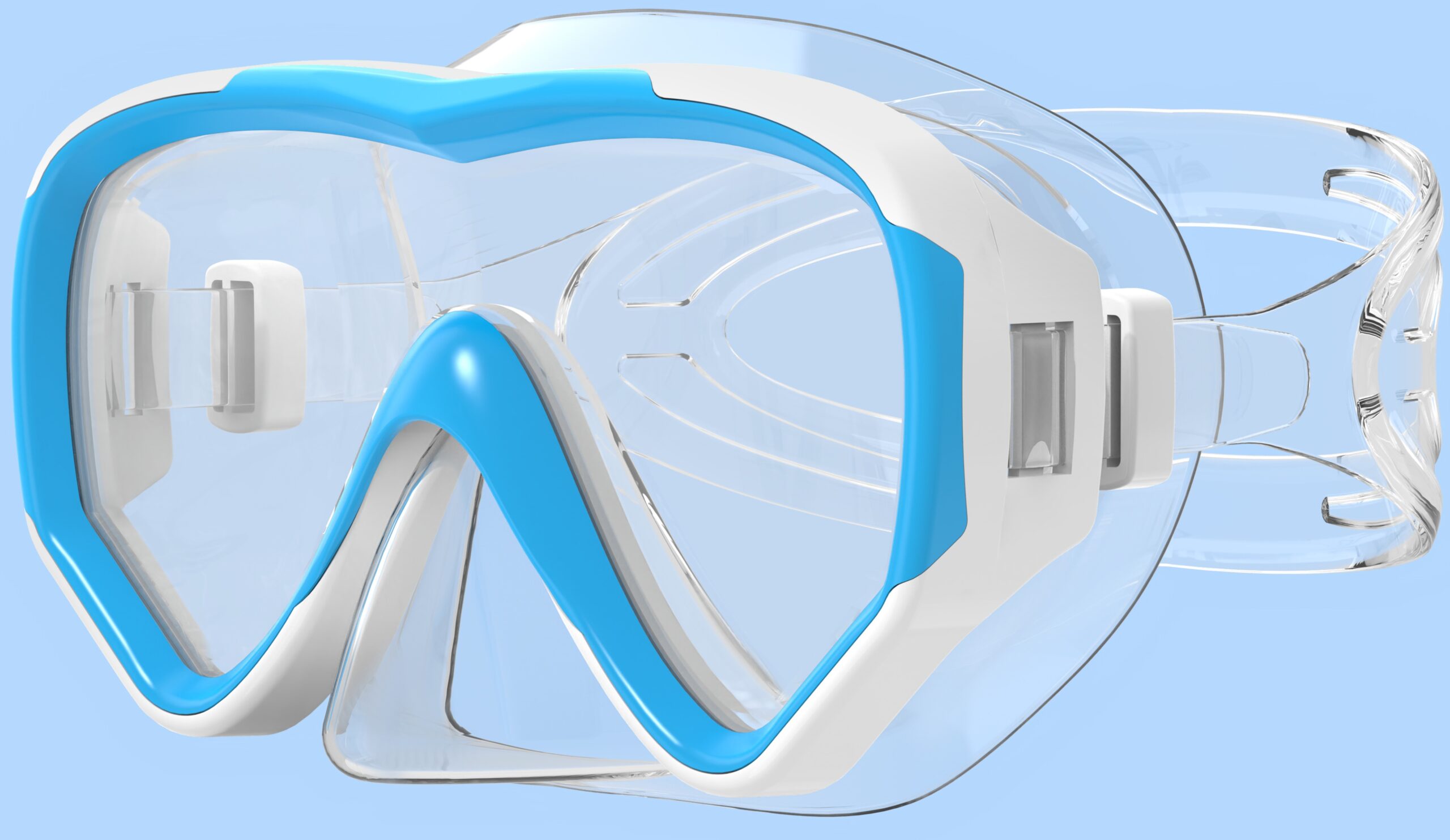 Diving Mask for Adult - Liquid Silicone Gasket - Silicone Strap