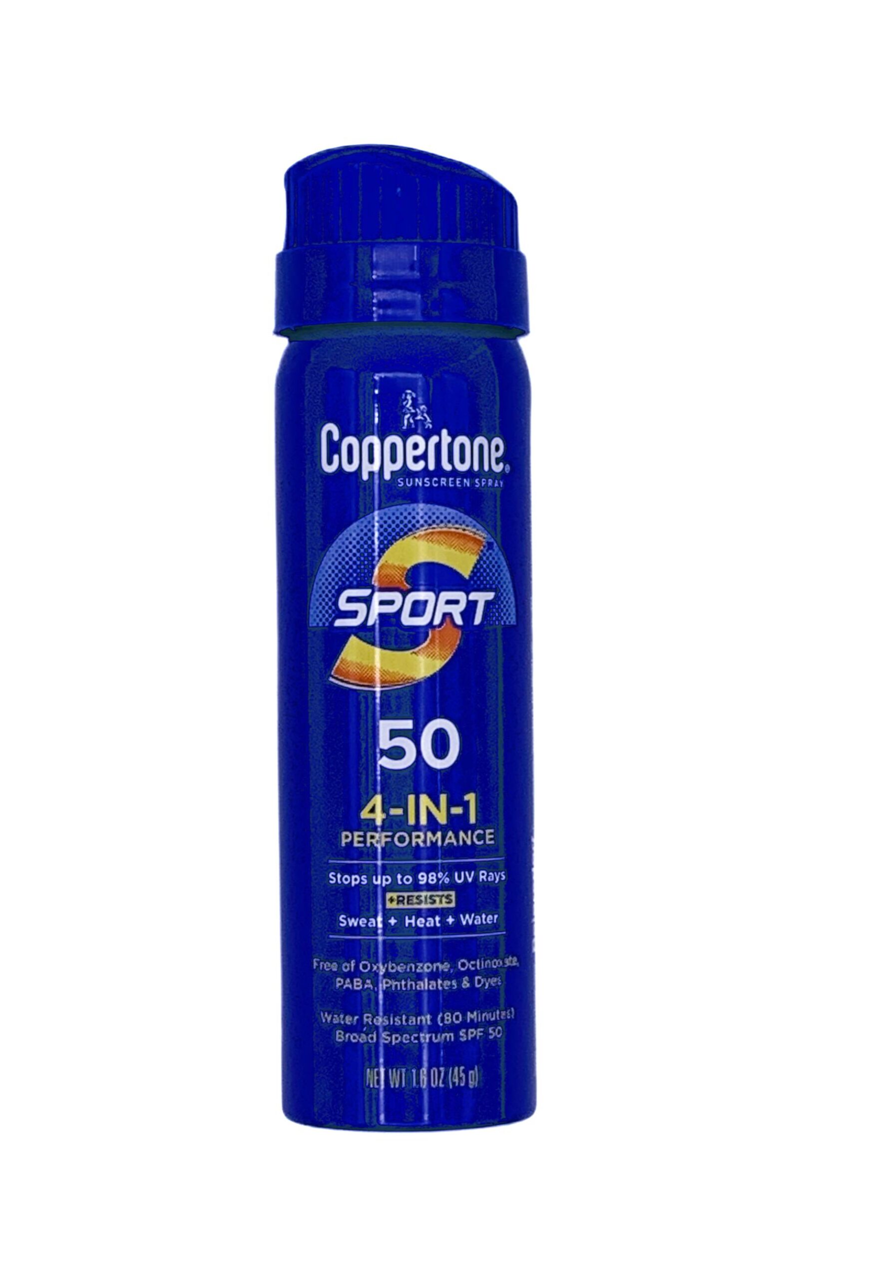 Coppertone Sport SPF 50 4 In 1 Spray 1.6 oz.