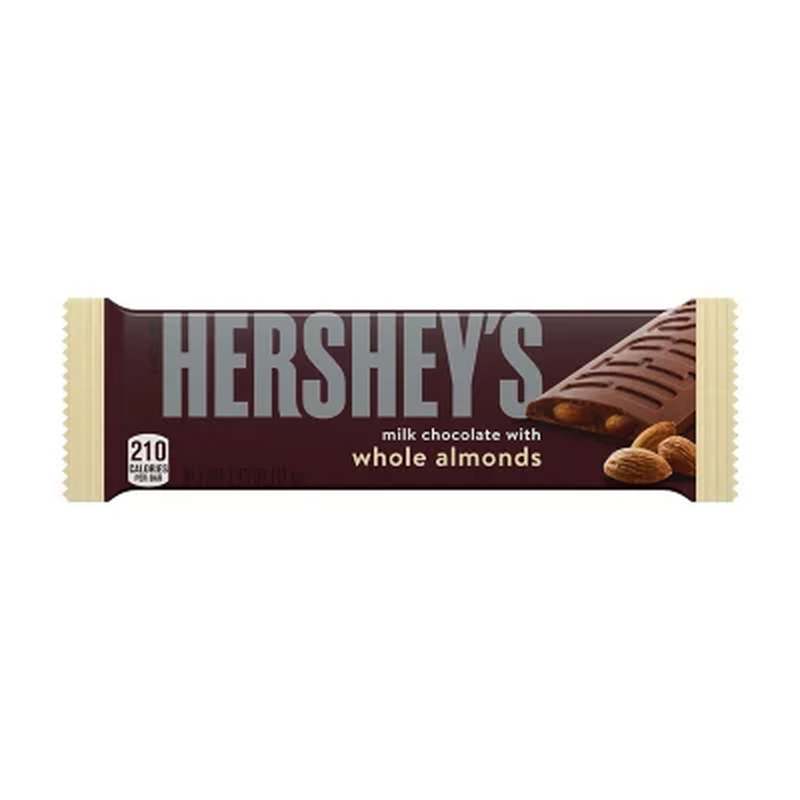 HERSHEY'S Milk Chocolate with Whole Almonds Candy Bars (36 ct.)
