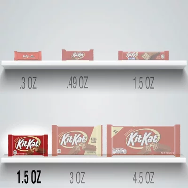 KIT KAT Milk Chocolate Wafer Candy Bars, Valentine'S Day, Bulk Box (1.5 Oz., 36