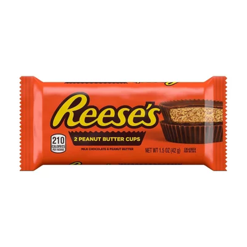 REESE'S Milk Chocolate Peanut Butter Cups Candy, Bulk Valentine'S Day, Packs (1.